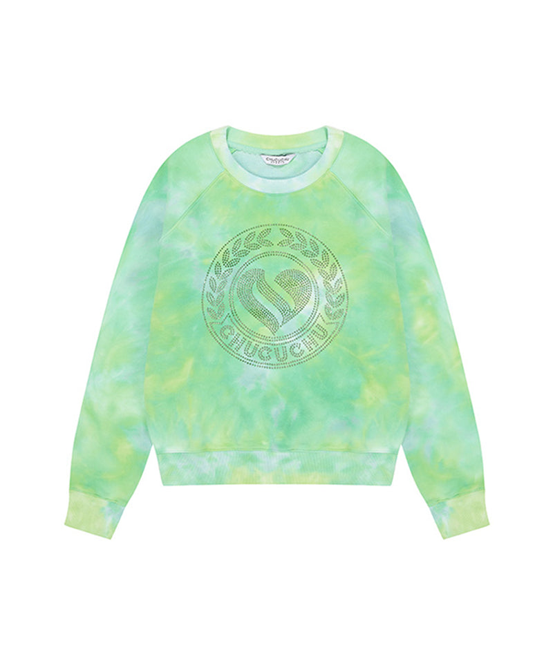 CHUCUCHU Marble Point Crew Neck - Green