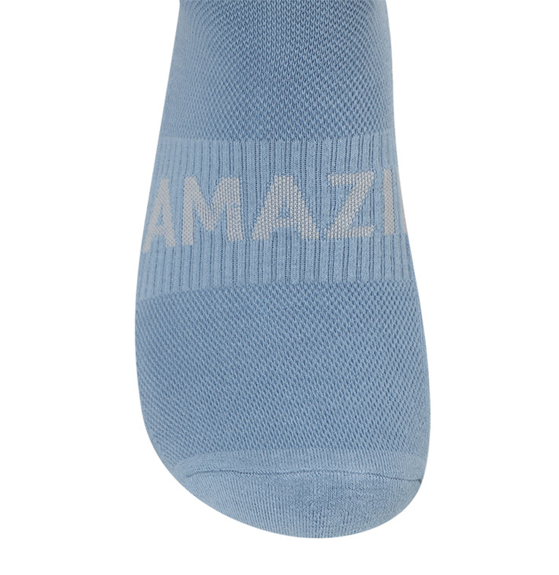 Amazing Cre Logo Point Sneakers Socks - Sky Blue