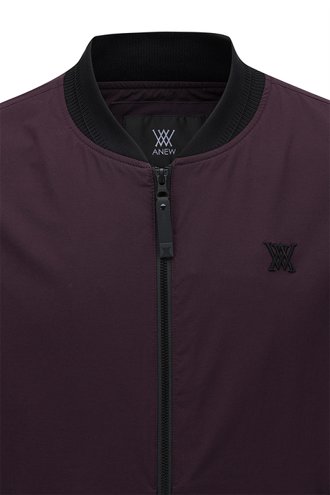 Men's FA Signature MA-1 Jacket - Burgundy