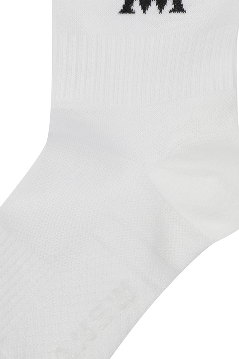 Men's Logo Socks - White