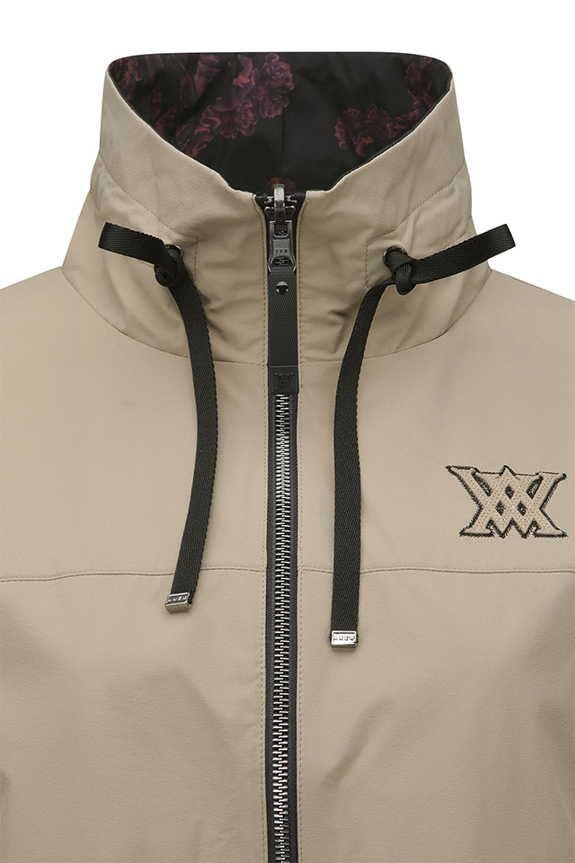 Women's FA Flower Pattern Reversible Jacket - Beige