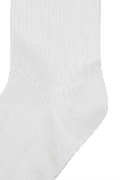 Women's Logo Point Knee Socks - Off White
