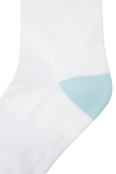 Women's Stripe Knee High Socks - Off White