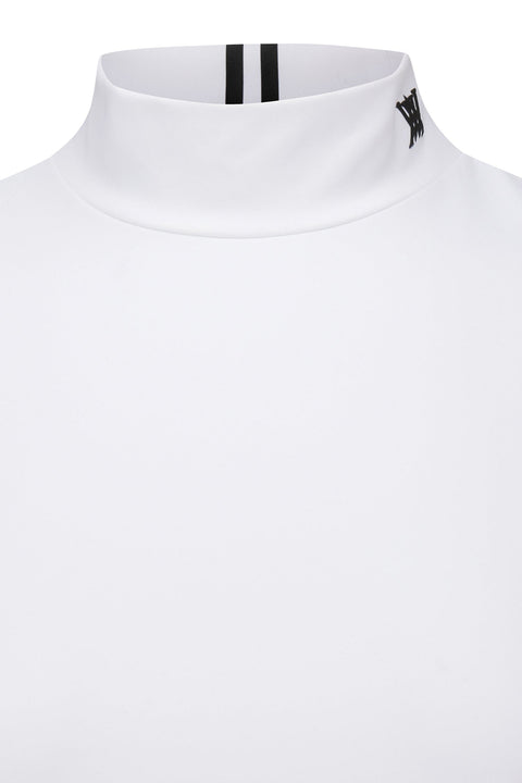 Women's FA Essential High Neck Baselayer - White