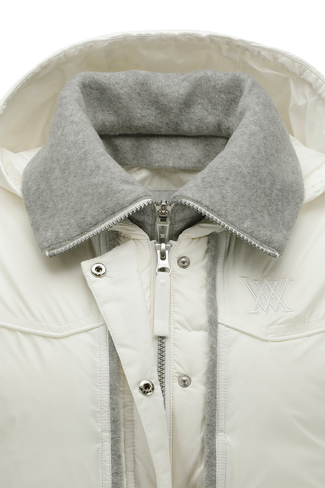 Women's WI Short Sleeve Down Jacket - Ivory