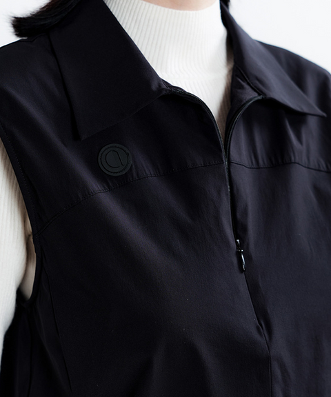 Anell Golf Basic Windproof Vest - Black