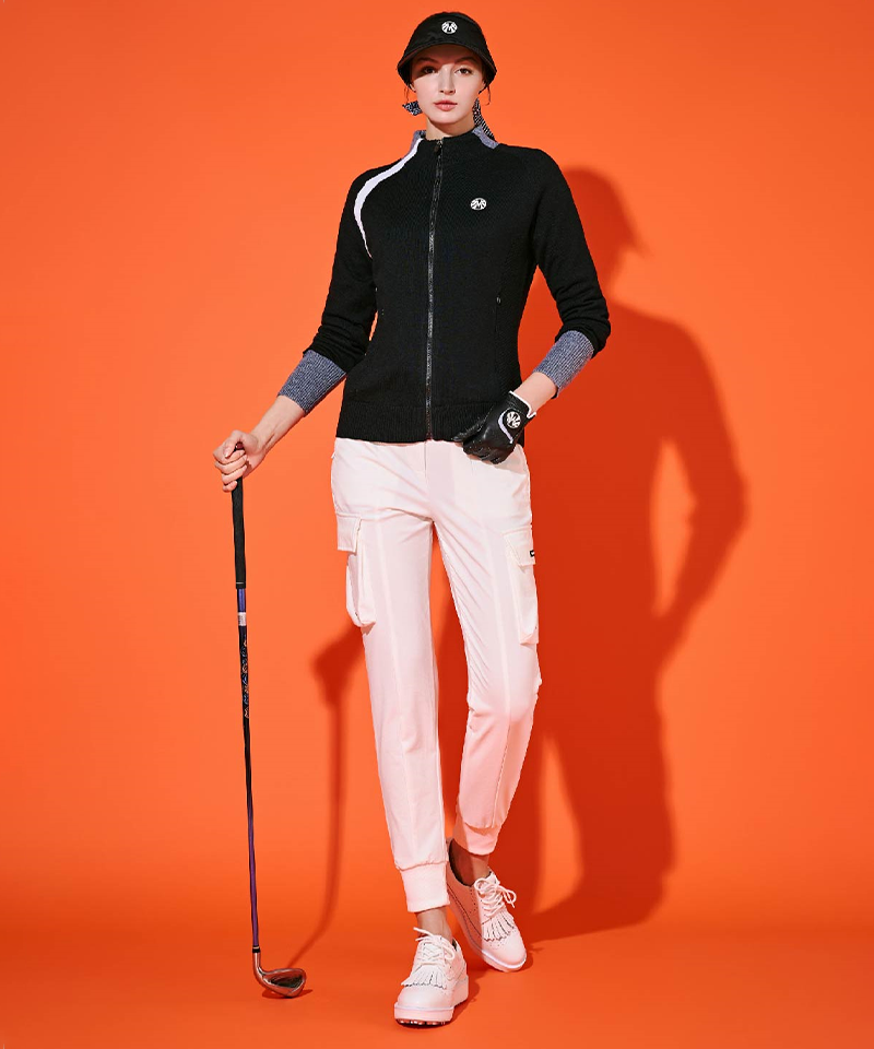 Black Label Hyperspan Cargo Jogger Pants - White