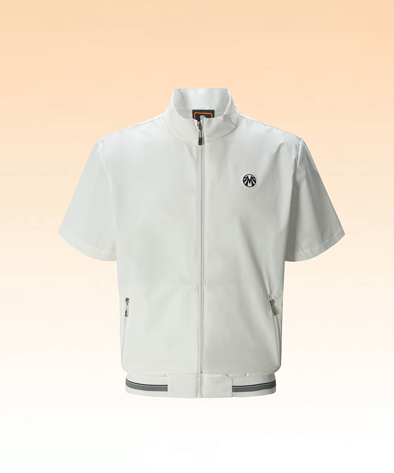 Men's Wind & Waterproof Half-Sleeve Blouson Jacket - 3 Colors