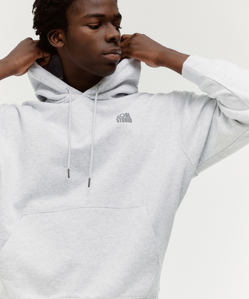 Goal Studio Unisex Paint Logo Hoodie - Melange Grey