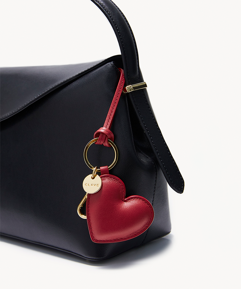 CLAVE Heart Charm - Red