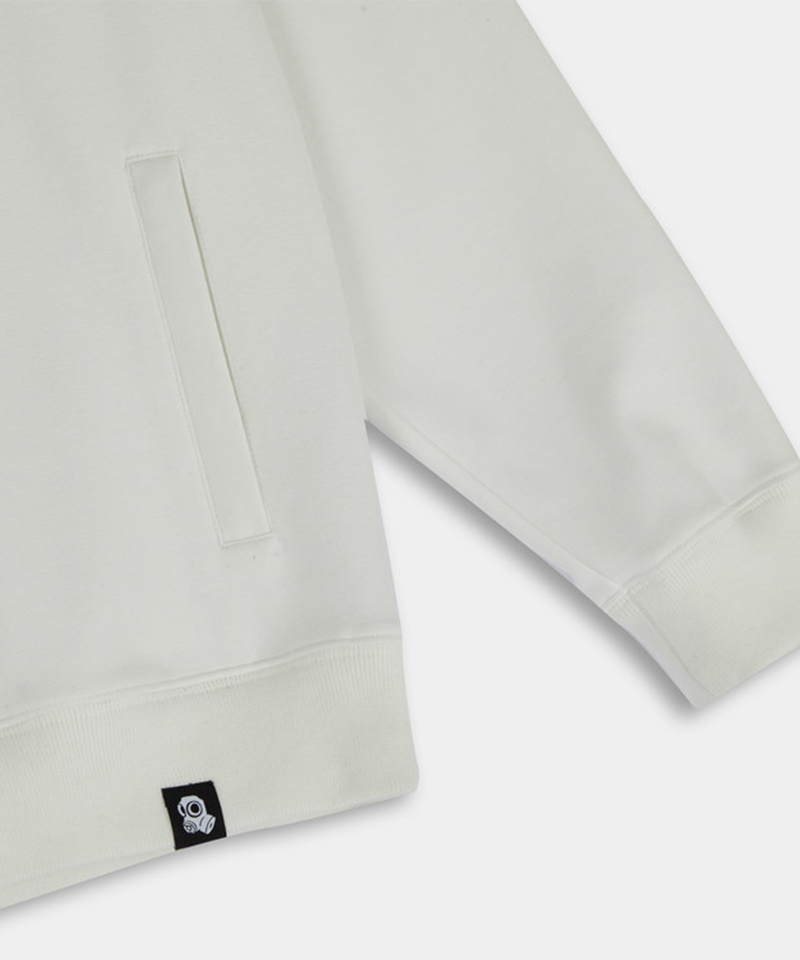 Jamie West Gorden Mockneck Pocket Sweatshirts - White