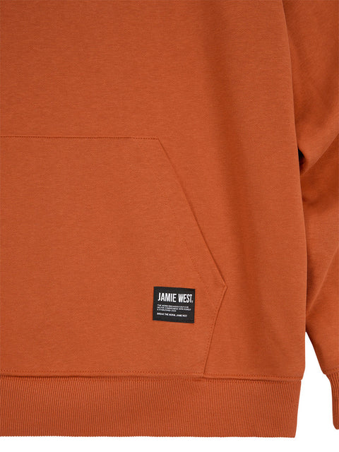 Jamie West Grave Snap Hoodie Sweatshirts - Orange