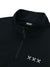 Jamie West Half Zip-up Ventilation Stand Collar P-Shirts - Black