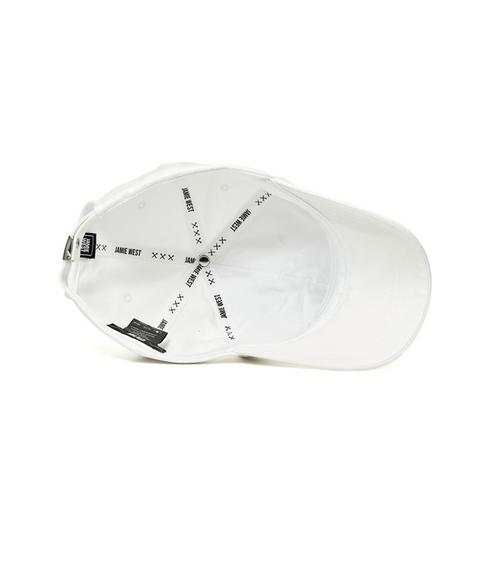 Jamie West Wayne Ballcap - White