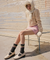 KANDINI Ribbed Stripe Crew Socks - 2 Colors