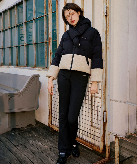 KANDINI Signature Semi-Bootcut Pants - Black