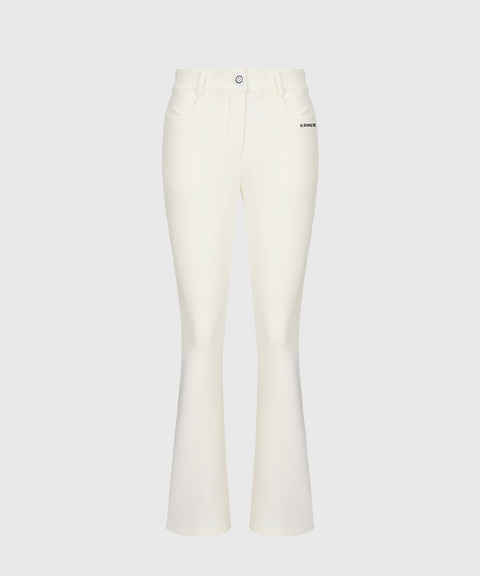 KANDINI Signature Semi-bootcut Pants - Cream