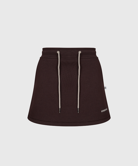 KANDINI Sweat Mini Skirt - Brown