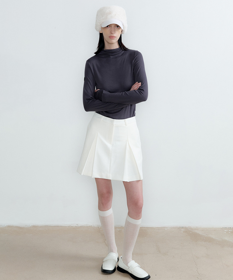 Anell Golf Lin Knit Socks - Ivory