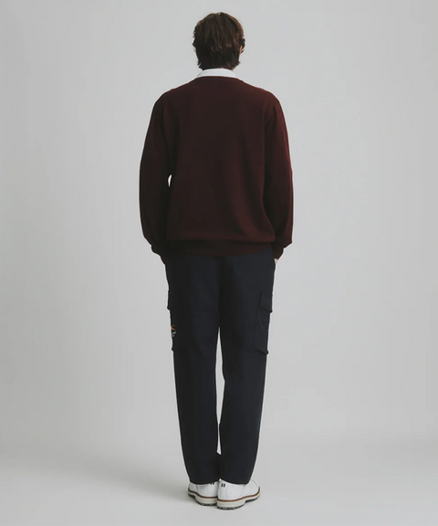 MCC Men's Crew Neck Sweater - Burgundy