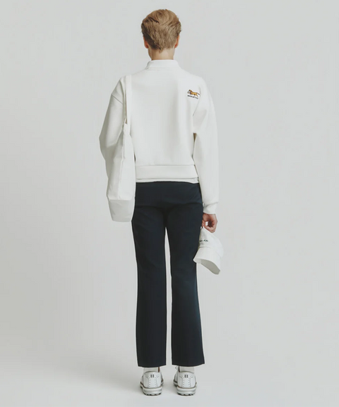 MCC Women's Woven Mix Sweatshirt - Off White