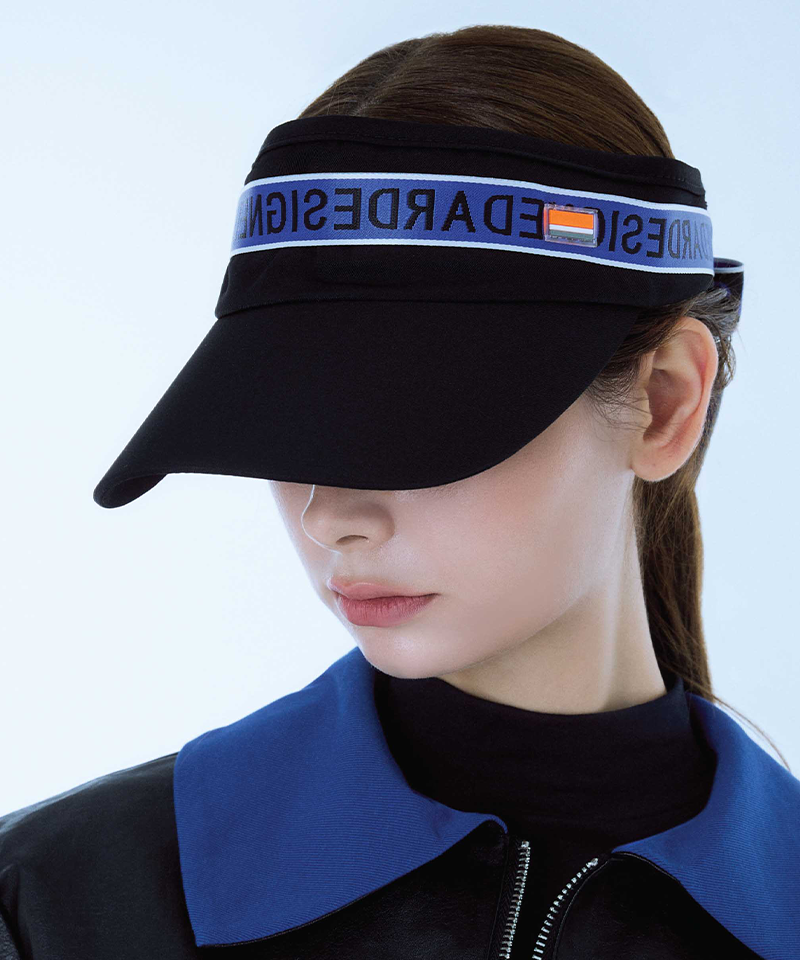 Orange Label Wide Brim Ribbon Sun Cap - 4 Colors