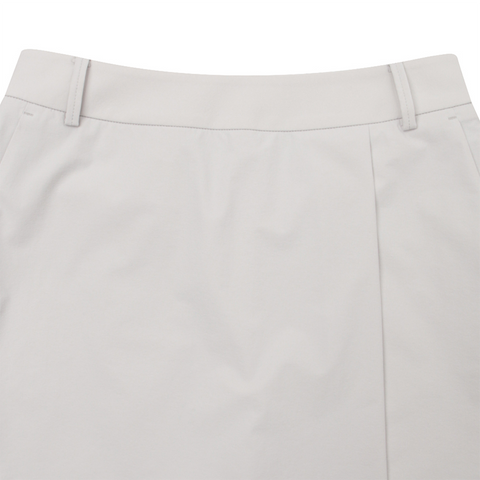 Monday Flow Slim Comfy Skirt - Light Gray
