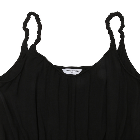 Monday Flow Summer Breeze One Piece - Black