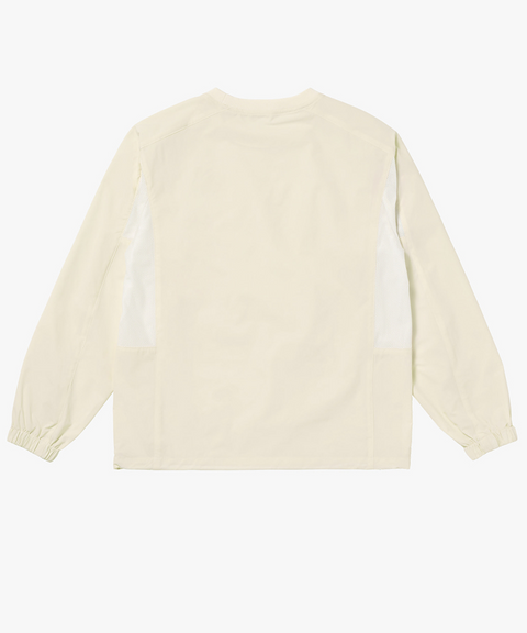 Goal Studio Women's Essential Stretch Wind Pullover - Cream