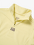 Goal Studio Women's Grid Fleece Quarter Zip-Up Tee - Light Yellow