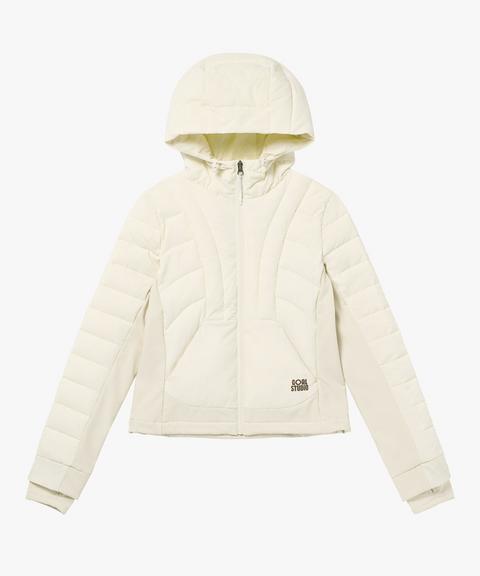 Goal Studio Women's Lightweight Padded Jacket - Cream