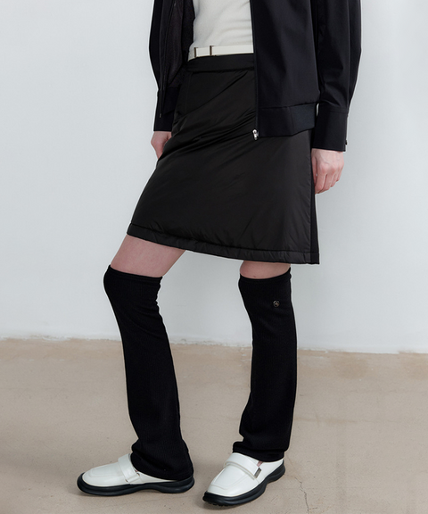 Anell Golf Warming Duck Down Skirt - Black