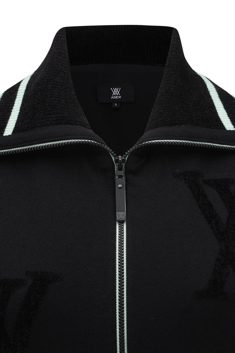 Women's FA Logo Point Knit Vest - Black