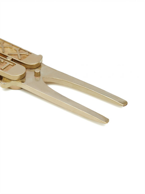 Jamie West X KK Balisong Divot Repair - Gold