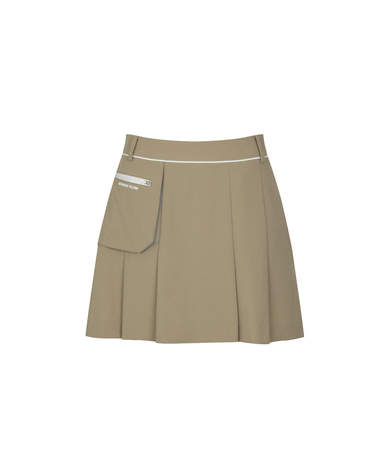 Monday Flow Light Comfy Skirt - Beige