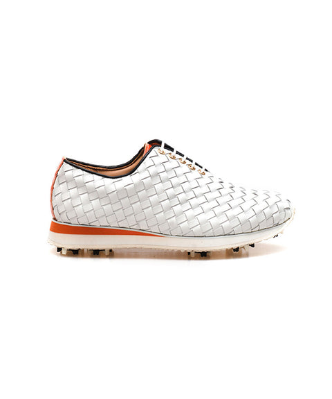 ALL CLASSIC Golf Intreciano Modern Classic Golf Shoes - White