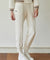 Haley Striped Yoko Jogger Pants - White