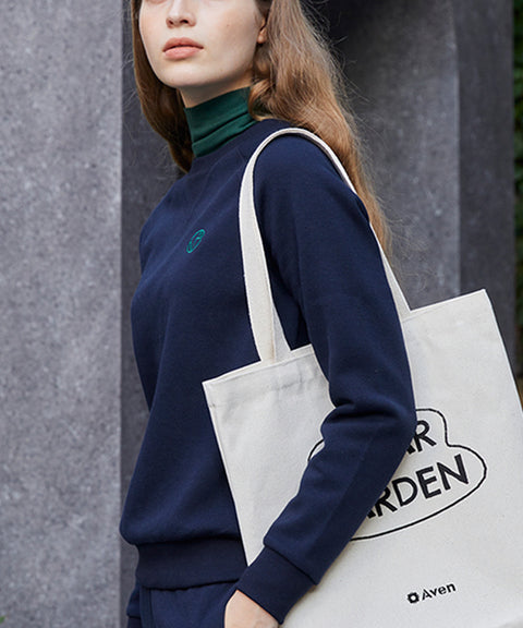 AVEN Small Logo Sweatshirt - Navy