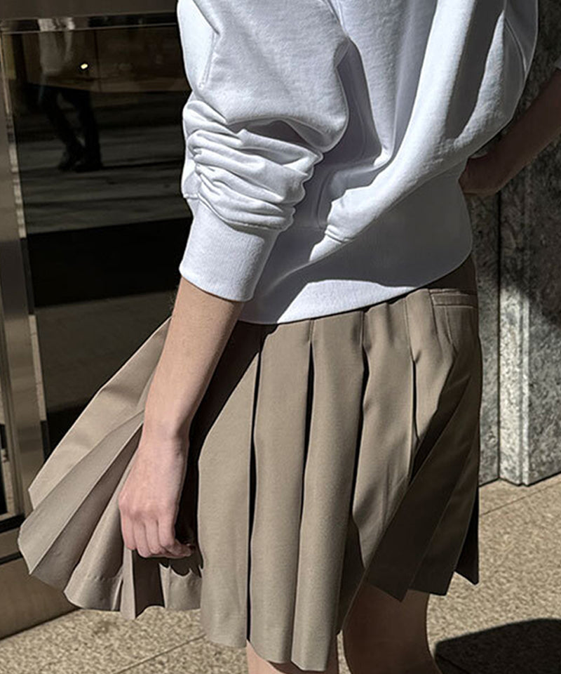 Anell Golf Sage Pleated Skirt - Beige