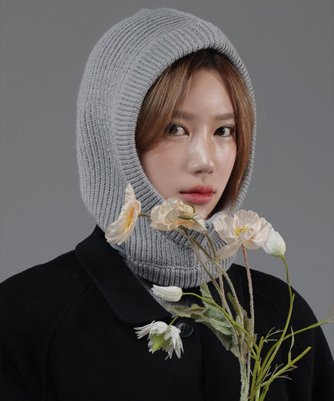 MACKY Golf: Alpaca Selly Balaklava - Gray