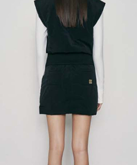 LENUCU Padded Skirt - Black