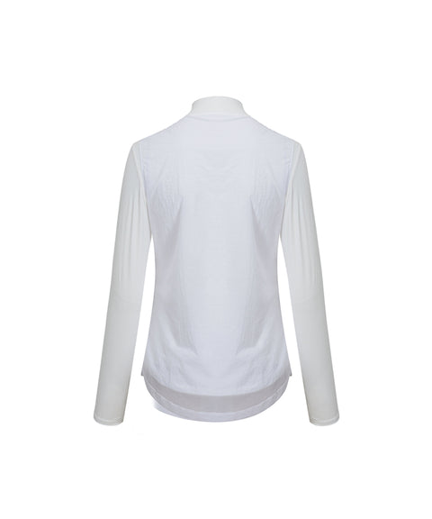 Anell Golf Cooling Stretch Cover Top - White