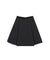 Haley Women's Logo Band Embroidered Quilted Flare Skirt - Black