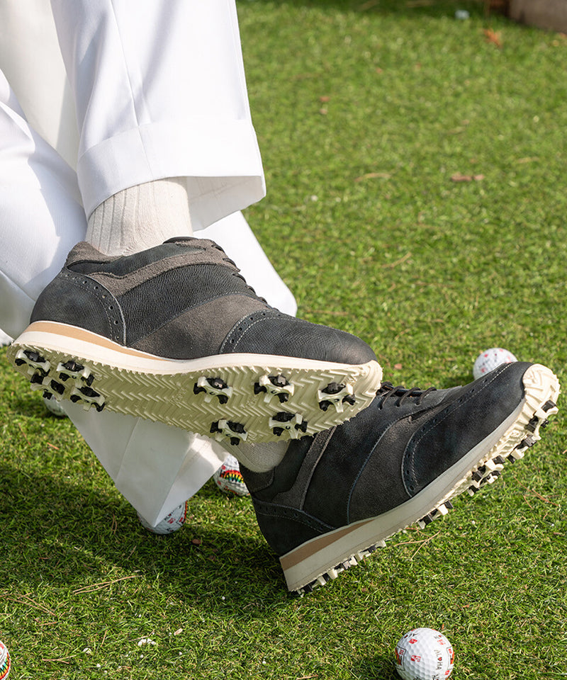 ALL CLASSIC Golf Saffiano Modern Classic Golf Shoes - Navy