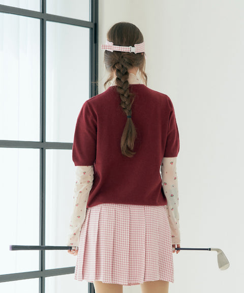 BENECIA 12 Holgarment Short Sleeve - Wine