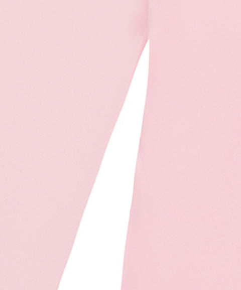 CHUCUCHU Knit Collar Point T-Shirt - Pink