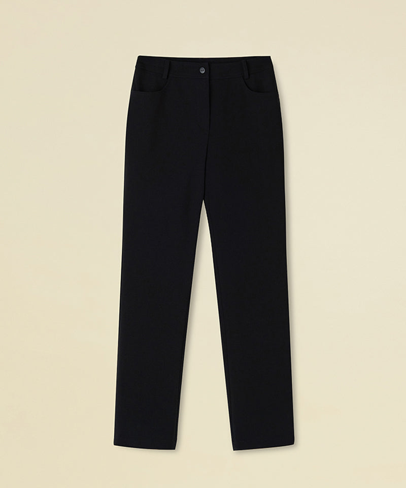 [Warehouse Sale] FORDI Fleece Straight Long Pants version 2 - Black