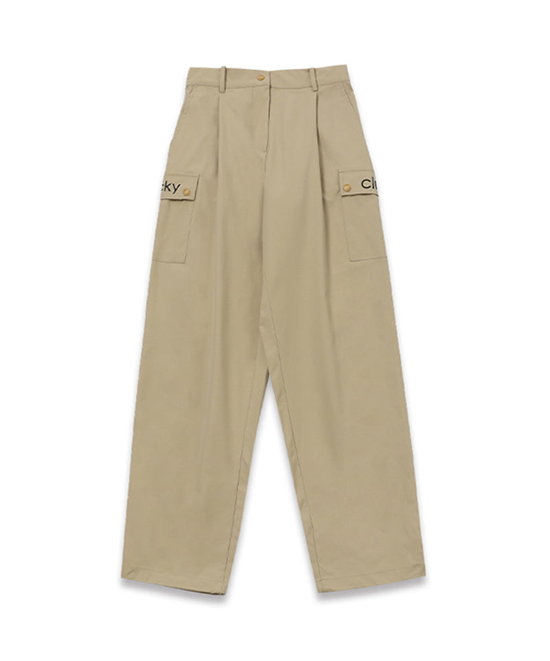 MACKY Golf: String Round Jogger Pants - Beige