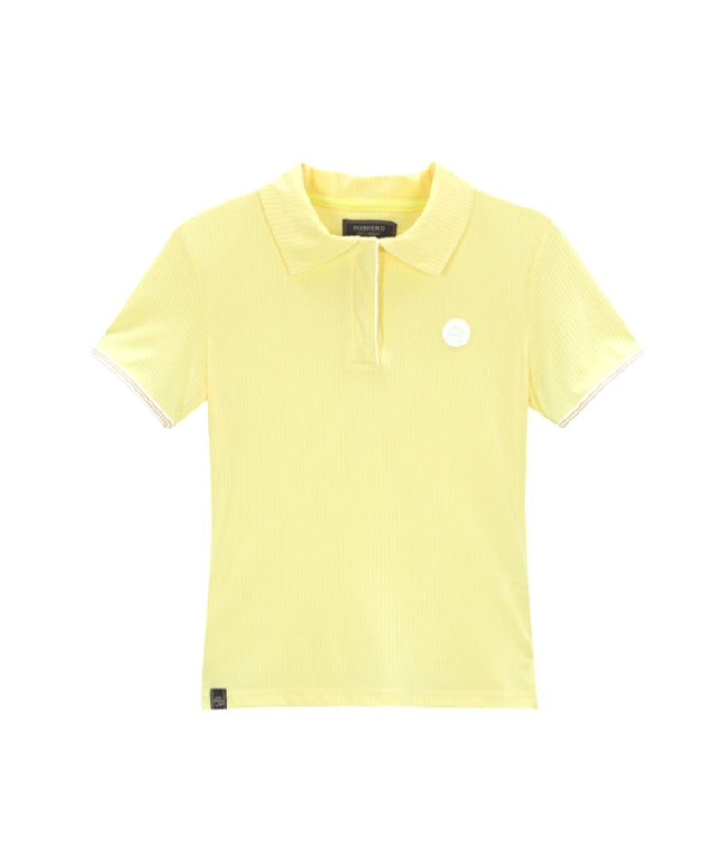 POSHERD Light Cool Pique Top - Light Yellow