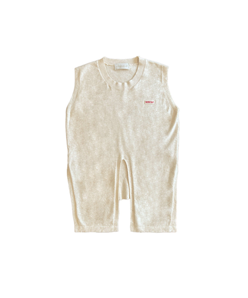 BENECIA 12 Button Vest - Oatmeal